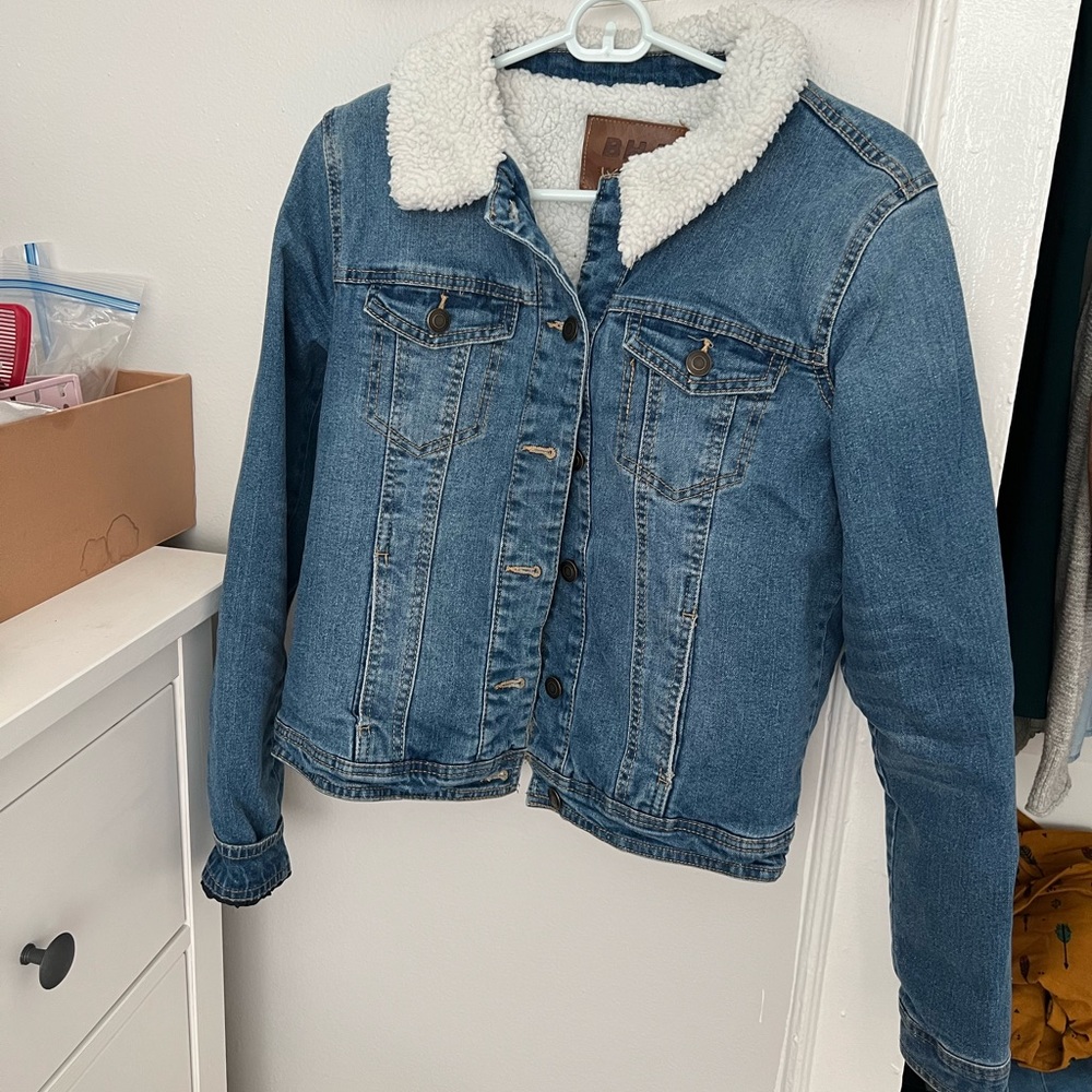 Sherpa denim jacket